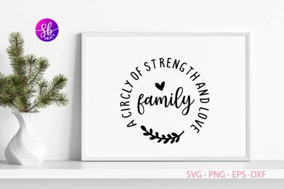 Family a Circly of Strength and Love: Graphics for Crafts-Driven Branding