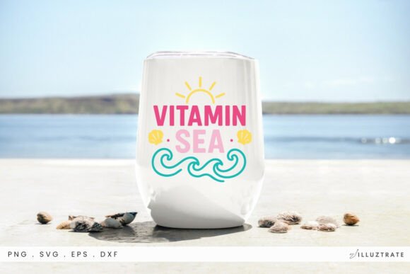 Vitamin Sea SVG Clipart: Graphics for Crafts & Creative Branding